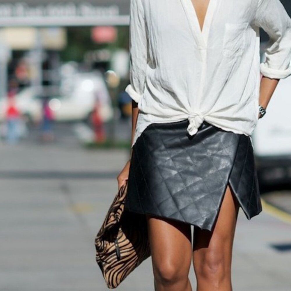 Finders Keepers Oblivion Quilted Mini Skirt